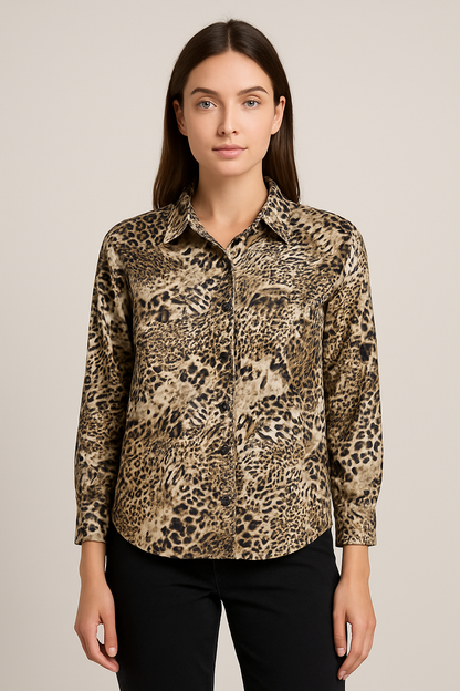LEOPARD PRINT SHIRT
