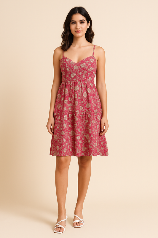 FLORAL ONE PIECE(Pink)